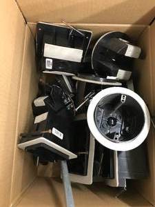 lot 70 image: ASSORTED BLACK OUTLET BOXES