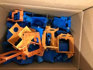 lot 71 image: ASSORTED BLUE OUTLET BOXES