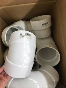 lot 72 image: PVC BENDS, ASSORTED SIZES