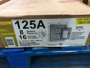 lot 76 image: SQUARE D CIRCUIT BREAKER LOAD CENTER BOX