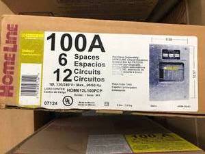 lot 78 image: SQUARE D CIRCUIT BREAKER LOAD CENTER BOX