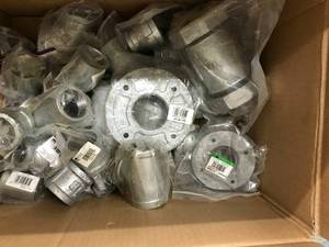 lot 84 image: ASSORTED GALVANIZED PLUMBING PARTS