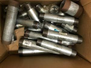 lot 97 image: ASSORTED GALVANIZED STEEL PLUMBING ITEMS