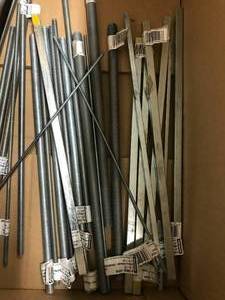 lot 98 image: ASSORTED THREADED RODS