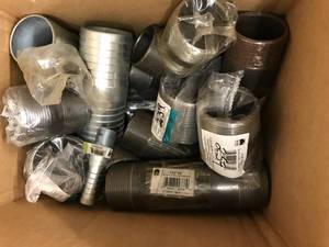 lot 108 image: GALVENIZED PLUMBING PARTS