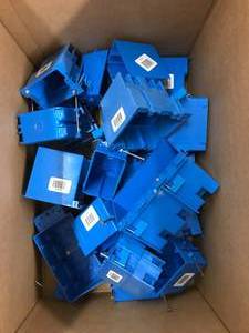 lot 122 image: BLUE ELECTRICAL BOXES