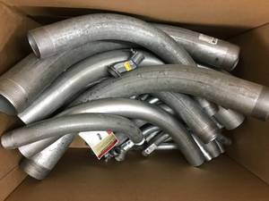 lot 124 image: GALVENIZED PIPING, ASSORTED SIZES