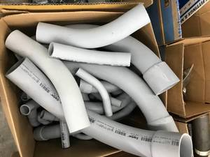 lot 125 image: PVC CONDUIT PIECES
