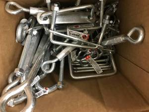 lot 146 image: ASSORTED EYEU-BOLTS