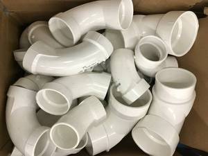 lot 161 image: WHITE PVC ASSORTED PARTS