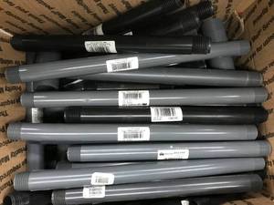 lot 169 image: ASSORTED GREYBLACK PVC PLUMBING ITEMS