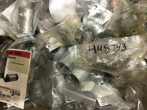lot 190 image: ASSORTED GALVENIZED PLUMBING ITEMS