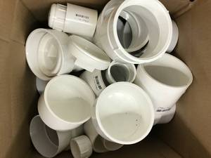 lot 201 image: ASSORTED PLUMBING GALVENIZED ITEMS