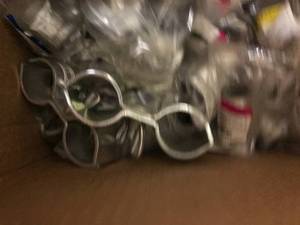 lot 202 image: ASSORTED PLUMBING GALVENIZED ITEMS
