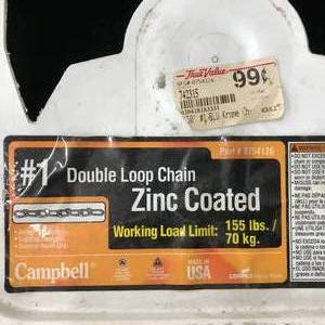 lot 213 image: #1 DOUBLE LOOP CHAIN