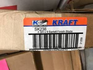 lot 237 image: KRAFT 34 X 9 BARTELL FINISH BLADE