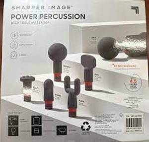 lot 47 image: Sharper Image Power Percussion Deep Tissue Massager