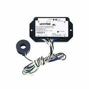 lot 59 image: Leviton Ebony 1 Phase 2-Wire Mini Meter 120V 1K White 0.1K White 0.1 Center 100A (7B101-T01)