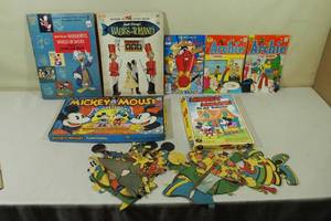 lot 8 image: Walt Disney Games and Paperdolls plus Archie Comic Books