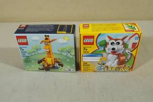lot 46 image: Small LEGO Sets - Year of the Dog, Giraffe Toys R Us Exclusive