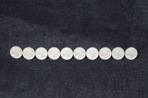 lot 60 image: 10 Full or Partial Date Buffalo Nickel Coins