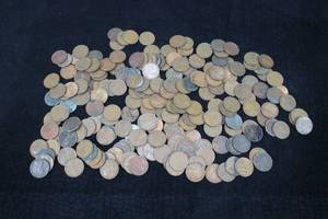 lot 62 image: US Wheat Penny Coins - Some Steel