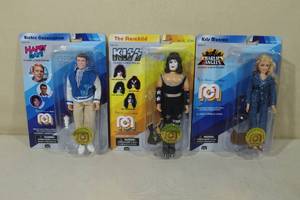 lot 65 image: MEGO Limited Edition Pop Culture Action Figures - KISS, Happy Days, Charlies Angels