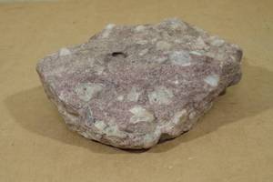 lot 75 image: Pink Sandstone with Quartz Pudding Stone - 3 Pounds