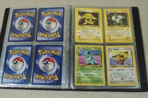 lot 90 image: Pokemon Card Booklet with Cards - Early Red Numbers