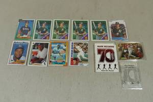 lot 118 image: Baseball Cards - Thomas Rookie, Sheffield Rookie, McGwire Insert
