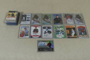 lot 119 image: Signed Baseball Cards - Many Rookies
