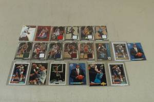 lot 137 image: Basketball Cards - Alonzo Mourning, Jersey Inserts