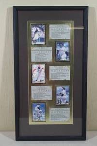 lot 150 image: Framed Action Packed Baseball Cards
