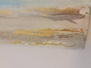 lot 6 image: Lagoon Original Abstract by Osa Buiabomen