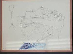 lot 63 image: Millecent Tomkins Musical Print