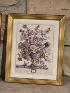 lot 114 image: Classical Botanical Color Etching Print Collection (3)