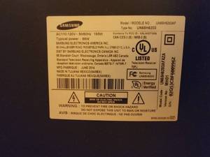 lot 55 image: Samsung 65 LED HDTV UN65H6203