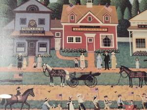 lot 128 image: Idyllic Fine Art Print by Charles Wazsocki - Independence Day