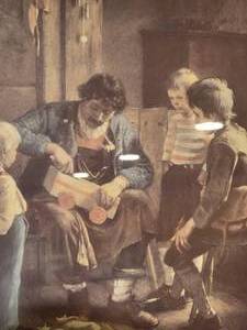 lot 129 image: Delightful Fine Art Print - The Toy Maker