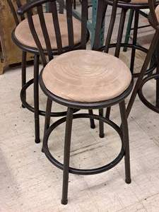 lot 60 image: Lot of (2) Bar Chairs