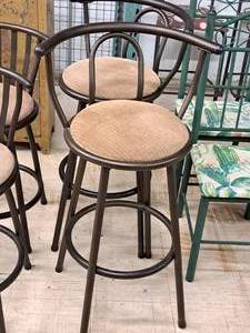 lot 61 image: Lot of (2) Bar Chairs