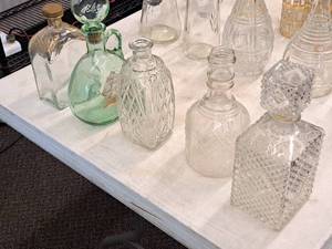 lot 303 image: Lot of (5) Glass Decanters