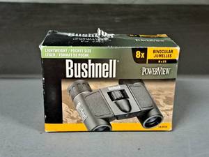 lot 175 image: Bushnell PowerView Binoculars (New)