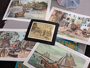 lot 334 image: Vintage Lionel Barrymore Masterpiece Dinner Mats