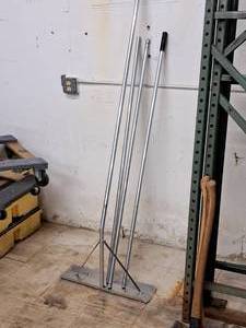 lot 101 image: Roof RakeShovel with Extension Poles