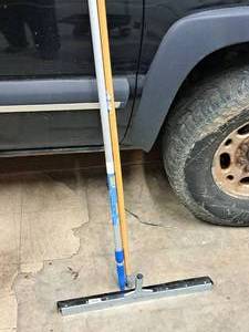 lot 111 image: Floor Squeegee with (2) Extension Poles