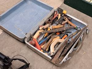 lot 119 image: Misc. Hand Tools with Suitcase
