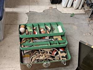 lot 121 image: Tackle Box with Various Fishing Tackle