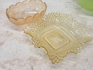 lot 218 image: Lot of (2) Decorative Glasswares