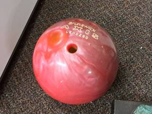 lot 235 image: Brunswick Axis Bowling Ball LEH0260